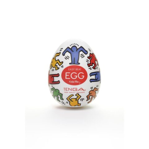 ביצת אוננות מקורית תוצרת יפן Tenga -  Egg Keith Haring Dance