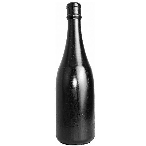 בקבוק שמפניה אנאלי ארוך שחור באורך של כ- 34.5 ס