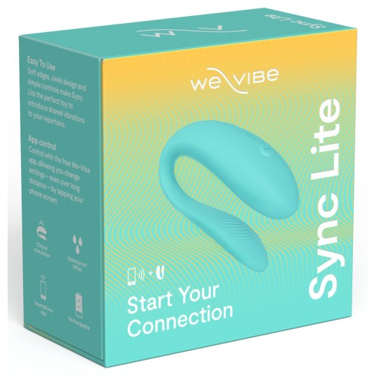 ויברטור פרימיום לזוגות We Vibe – Sync Lite צבע תכלת